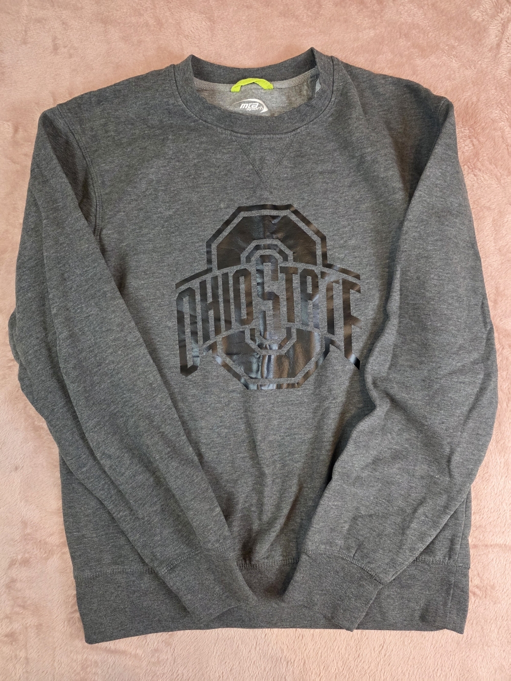 MTA Sport Dark Gray Ohio State Logo Crewneck Sweatshirt
